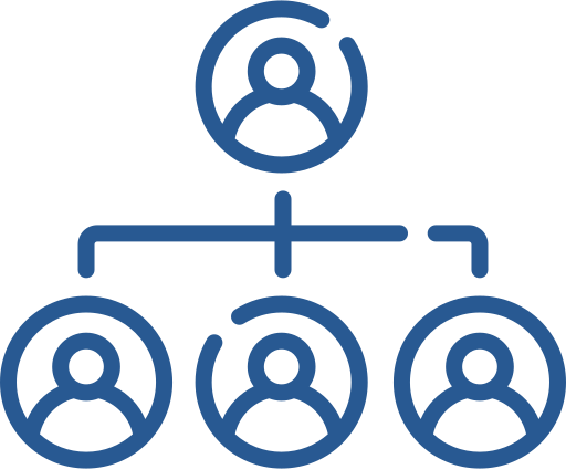 Peer network icon